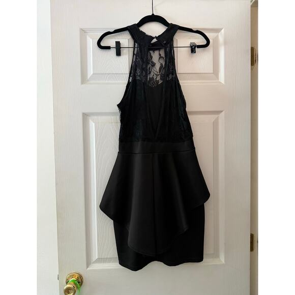 Cute black Lace Sleeveless Dress Size - Picture 6 of 6